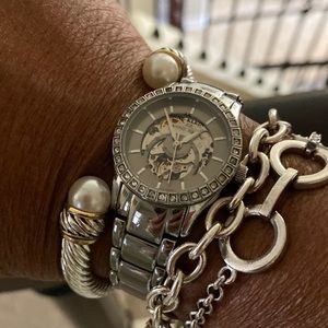 Express yourself in a beautiful Anne Klein silver watch!